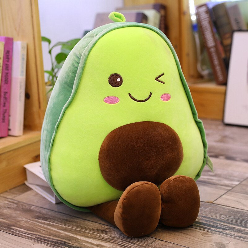 30-85Cm Avocado Plush Toys Cute Avocado Pillow/Cushion Kawaii Fruit Stuffed Doll Toys for Children Throw Pillow Birthday Gift