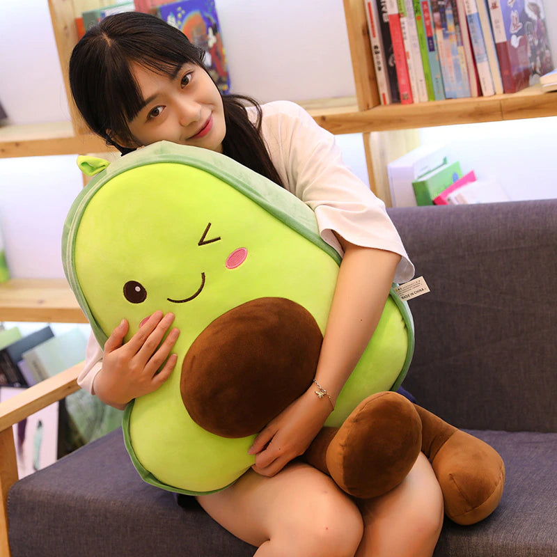 30-85Cm Avocado Plush Toys Cute Avocado Pillow/Cushion Kawaii Fruit Stuffed Doll Toys for Children Throw Pillow Birthday Gift