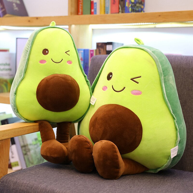 30-85Cm Avocado Plush Toys Cute Avocado Pillow/Cushion Kawaii Fruit Stuffed Doll Toys for Children Throw Pillow Birthday Gift